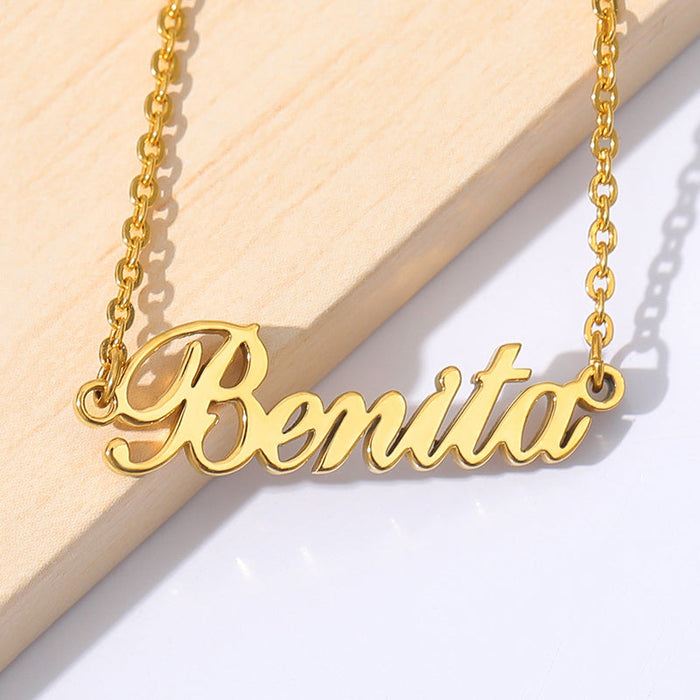 Personalized Simple Name Necklace