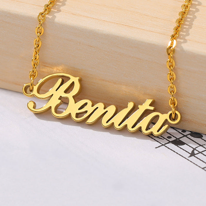 Personalized Simple Name Necklace